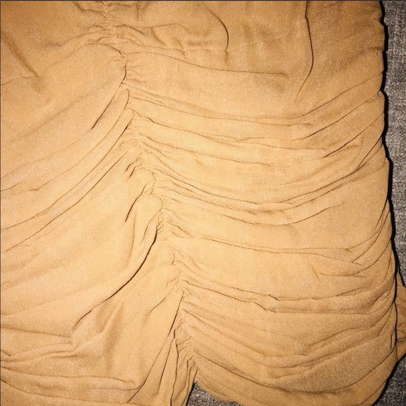 Luca Luca by Luca Orlandi Vintage Nude Ruched Top - Picture 3 of 7